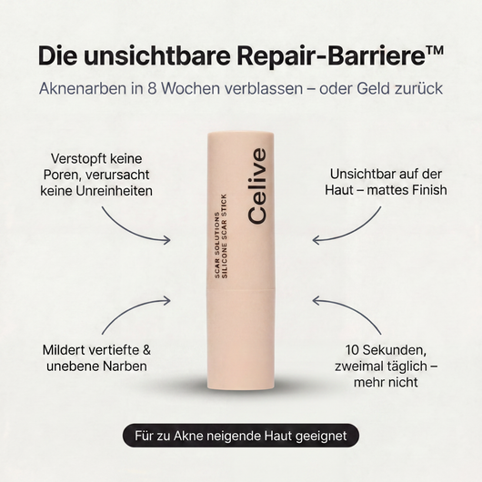 Klinischer Silikonstift zur Reparatur von Narben · Akne & Hautstruktur für Männer