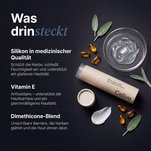 Klinischer Silikonstift zur Reparatur von Narben · Akne & Hautstruktur für Männer